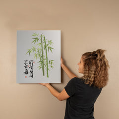 Peace & Tranquility - Wall Art on Canva (Green)