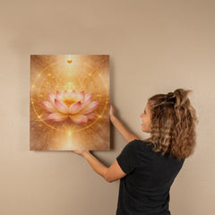 Sacred Lotus - Wall Art on Canva