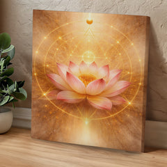 Sacred Lotus - Wall Art on Canva