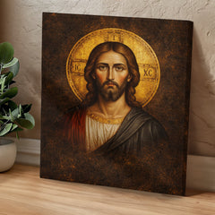 Christ Pantocrator - Byzantine Style Wall Art on Canva