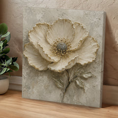 Luxury Neutral Floral  - Wall Art on Canva