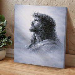 The Crown of Thorns - Wall Art (Blue)