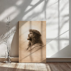 The Crown of Thorns - Wall Art (Beige)