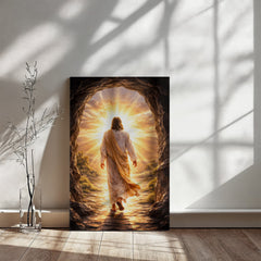 He Is Risen! - Wall Art on Canva (Dark)
