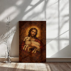 The Lamb of God - Byzantine Wall Art on Canva