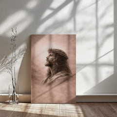 The Crown of Thorns - Wall Art on Canva (Dusty Rose)