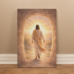 He Is Risen! - Wall Art On Canva (Light)
