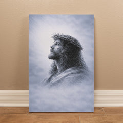 The Crown of Thorns - Wall Art (Blue)