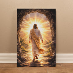 He Is Risen! - Wall Art on Canva (Dark)