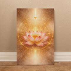 Sacred Lotus - Wall Art on Canva