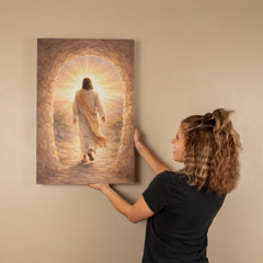He Is Risen! - Wall Art On Canva (Light)