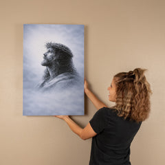 The Crown of Thorns - Wall Art (Blue)