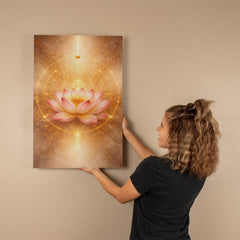Sacred Lotus - Wall Art on Canva