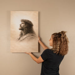 The Crown of Thorns - Wall Art (Beige)