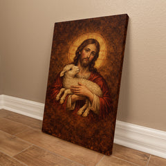 The Lamb of God - Byzantine Wall Art on Canva
