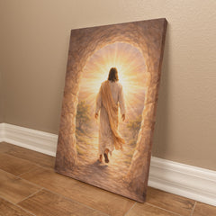 He Is Risen! - Wall Art On Canva (Light)