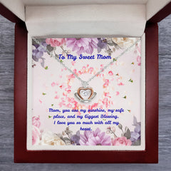 You Are My Queen - Crown Pendant Necklace (for Mom)