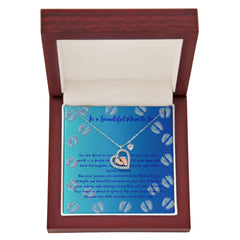 Two Little Miracles - Baby Feet Heart Necklace-Twin Baby Boys