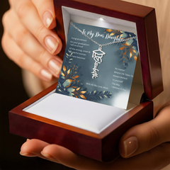 Believe in Yourself - Graduation Name Necklace For Daughter