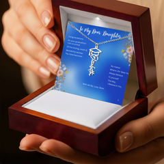 Believe in Yourself - Graduation Name Necklace for Daughter ..