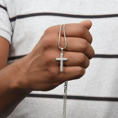 Shine Bright - Personalized Cross Necklace for Daughter
