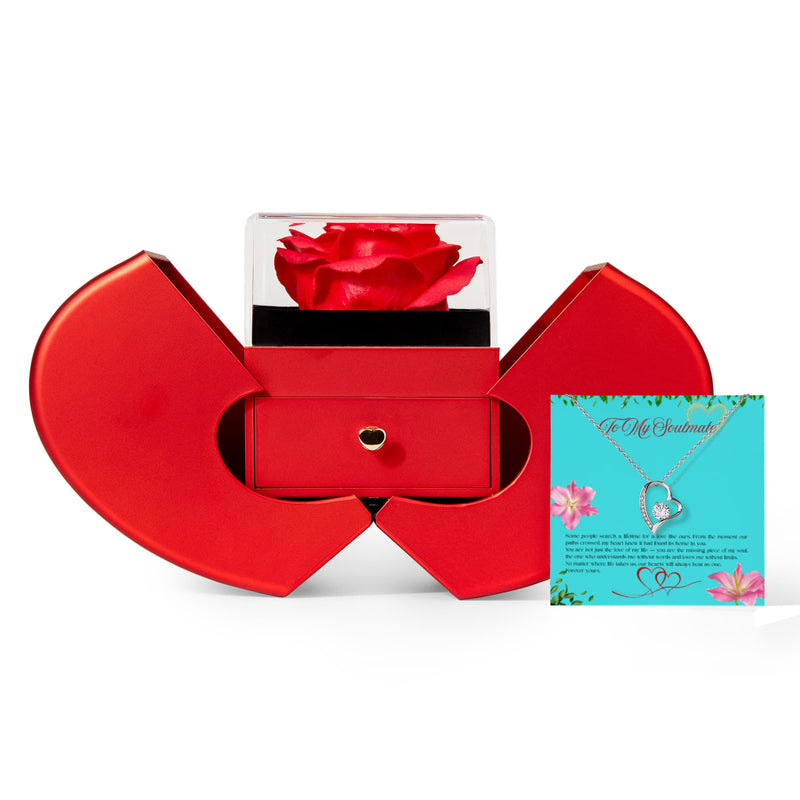Forever Love - Necklace & Heart Box Gift Set (To My Soulmate)