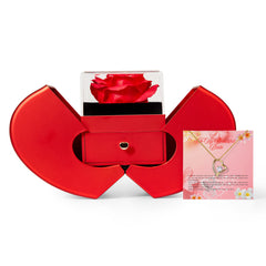 Forever Love Heart - Necklace & Gift Box Set (To My Beautiful Bride)