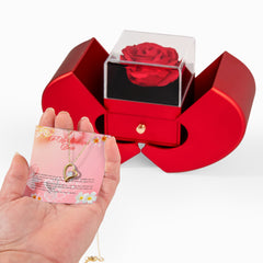 Forever Love Heart - Necklace & Gift Box Set (To My Beautiful Bride)